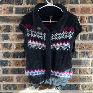 Beautiful❄️free people lambswool & mohair sweater vest, Women’s s/m
